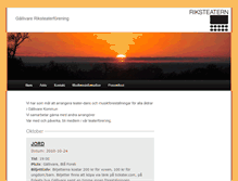 Tablet Screenshot of gallivare.riksteatern.se