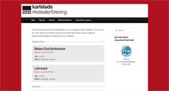 Desktop Screenshot of karlstad.riksteatern.se