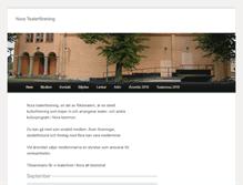 Tablet Screenshot of nora.riksteatern.se