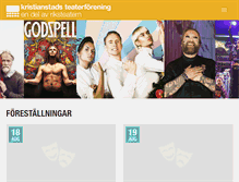 Tablet Screenshot of kristianstad.riksteatern.se