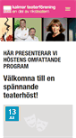 Mobile Screenshot of kalmar.riksteatern.se