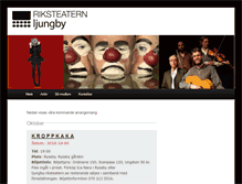 Tablet Screenshot of ljungby.riksteatern.se
