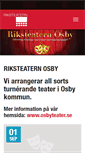Mobile Screenshot of osby.riksteatern.se