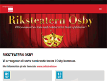 Tablet Screenshot of osby.riksteatern.se