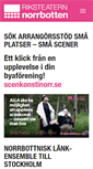 Mobile Screenshot of norrbotten.riksteatern.se