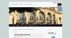 Desktop Screenshot of landskrona.riksteatern.se