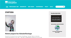 Desktop Screenshot of ostergotland.riksteatern.se