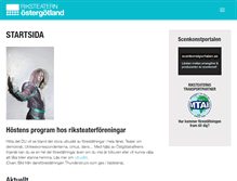 Tablet Screenshot of ostergotland.riksteatern.se